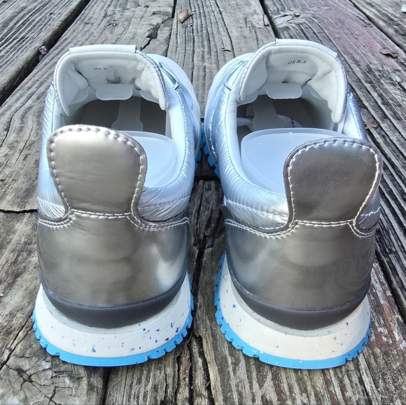 Oncept Tokyo Sneaker, Silver Flash-White, Silver, Gray, Blue, Orange, Womens 8.5 - Picture 9 of 14